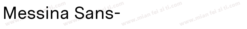 Messina Sans字体转换